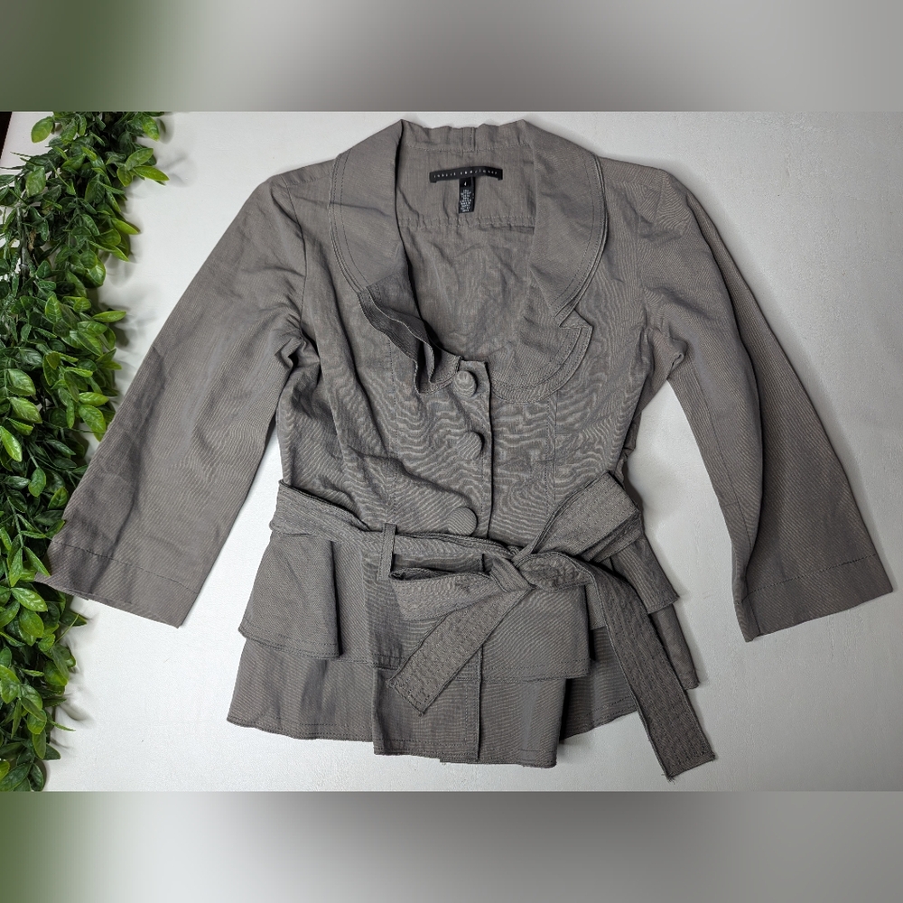 Robert Rodriguez Tiered Ruffle Blazer Suit Jacket Size 4
